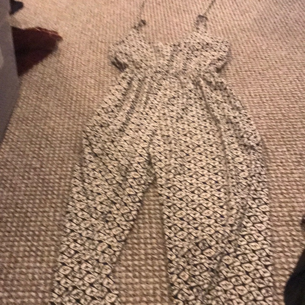 Jumper elastic waist full leg bottoms